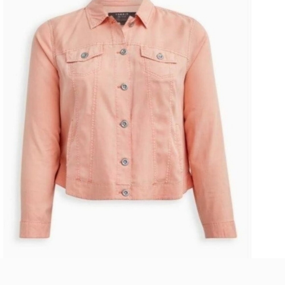 Torrid Peach light new weight jacket - Picture 2 of 6